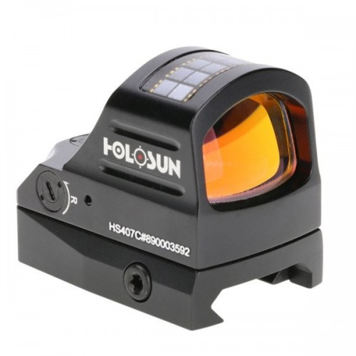 Holosun - Kolimator HS407C Micro Red Dot - Solar Panel