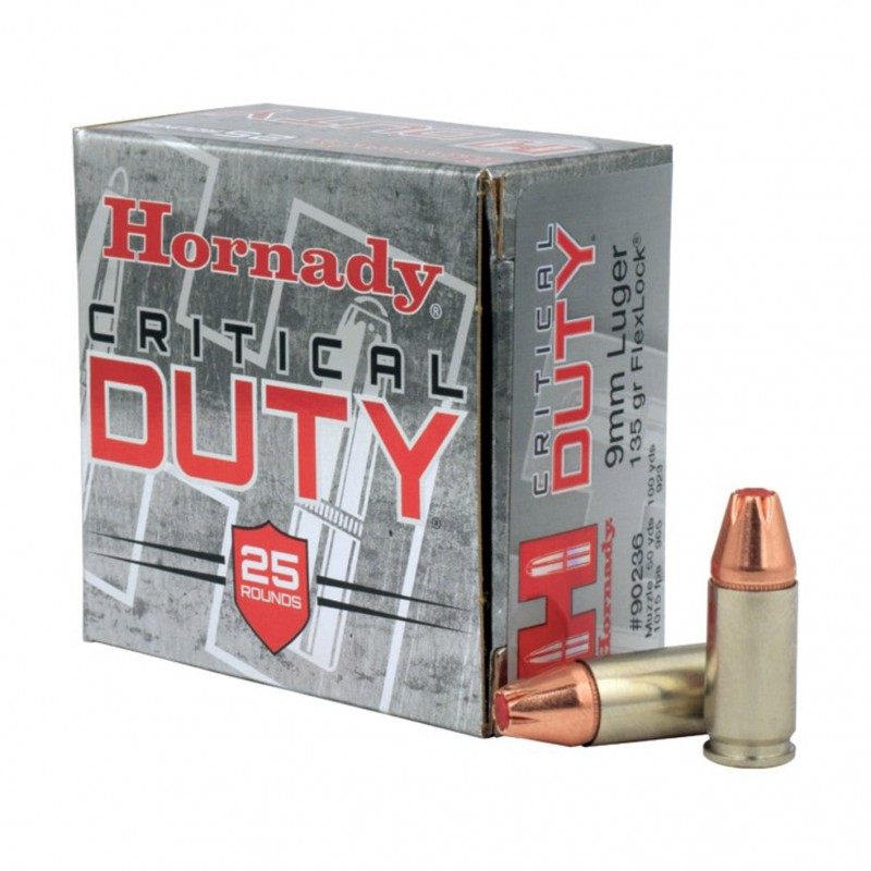 Amunicja Hornady kal. 9x19 Luger +P Critical Duty 135gr/8,75g