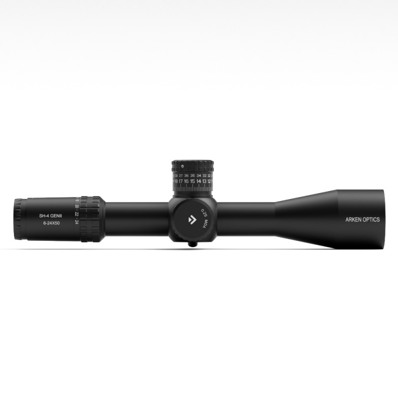 Luneta celownicza ARKEN SH4 6-24X50 GEN2 FFP MOA VPR Illuminated Reticle with Zero Stop – Tubus 34mm