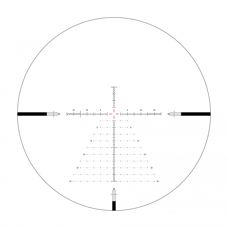 Luneta celownicza ARKEN SH4 6-24X50 GEN2 FFP MOA VPR Illuminated Reticle with Zero Stop – Tubus 34mm