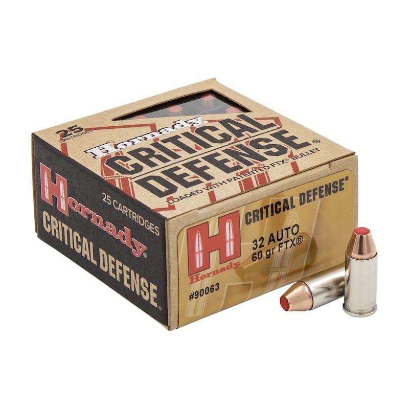 Amunicja Hornady kal. 7,65 Browning/32 Auto FTX Critical Defense 60gr/3,89g