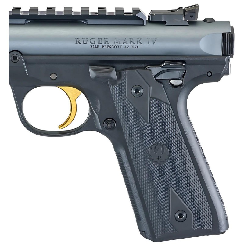 Pistolet Ruger Mark IV 22/45 Lite Gray/Gold mod. 43934 - kal. 22LR