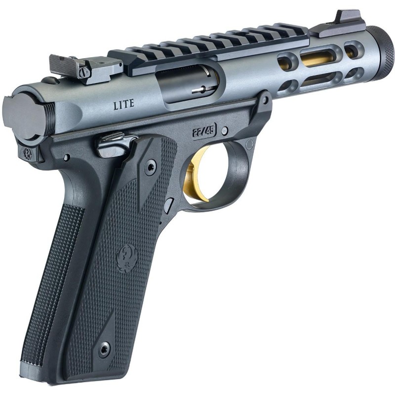 Pistolet Ruger Mark IV 22/45 Lite Gray/Gold mod. 43934 - kal. 22LR