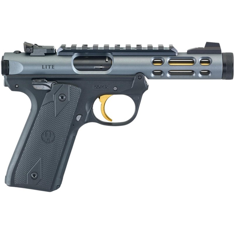 Pistolet Ruger Mark IV 22/45 Lite Gray/Gold mod. 43934 - kal. 22LR