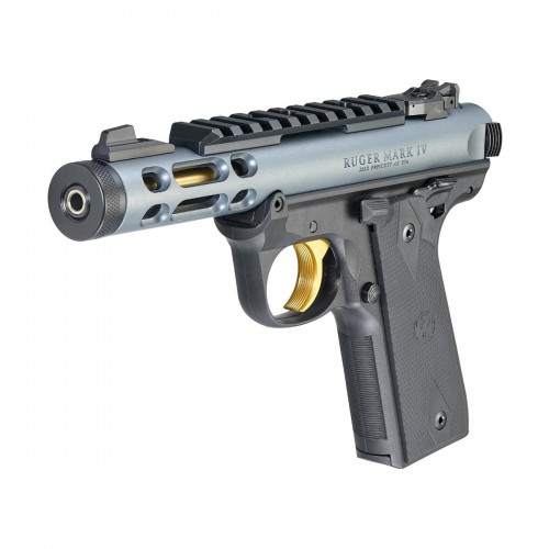 Pistolet Ruger Mark IV 22/45 Lite Gray/Gold mod. 43934 - kal. 22LR