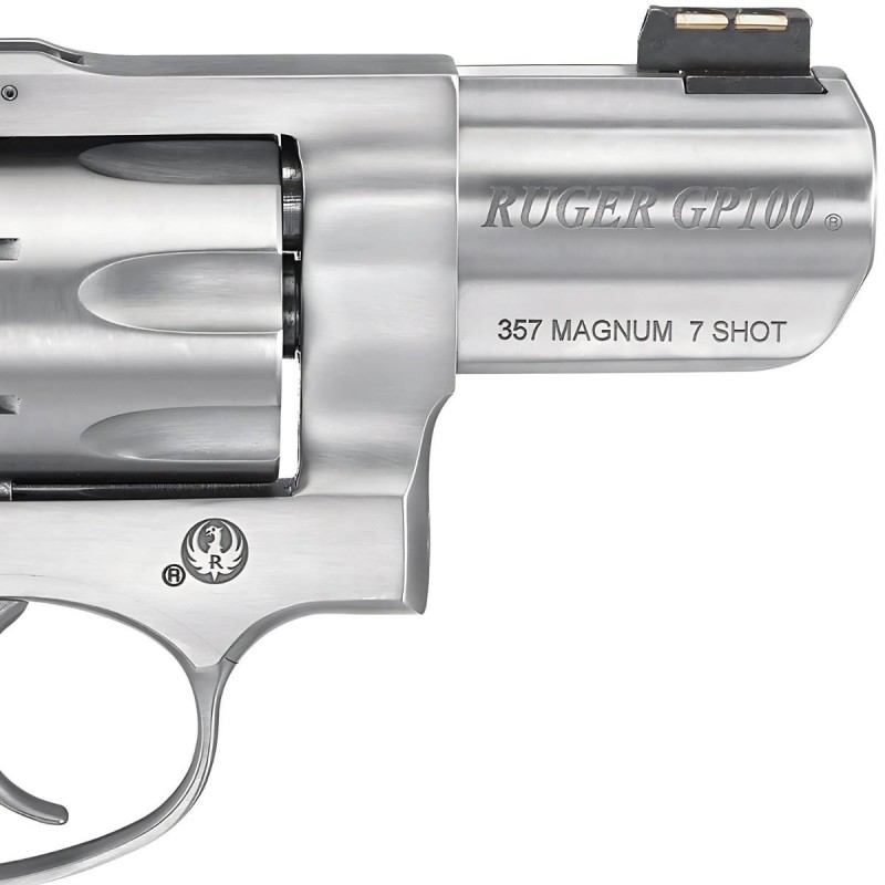 Rewolwer Ruger GP100 mod. 01774 Stainless 2,5''- kal. 357Mag/.38 Spec.